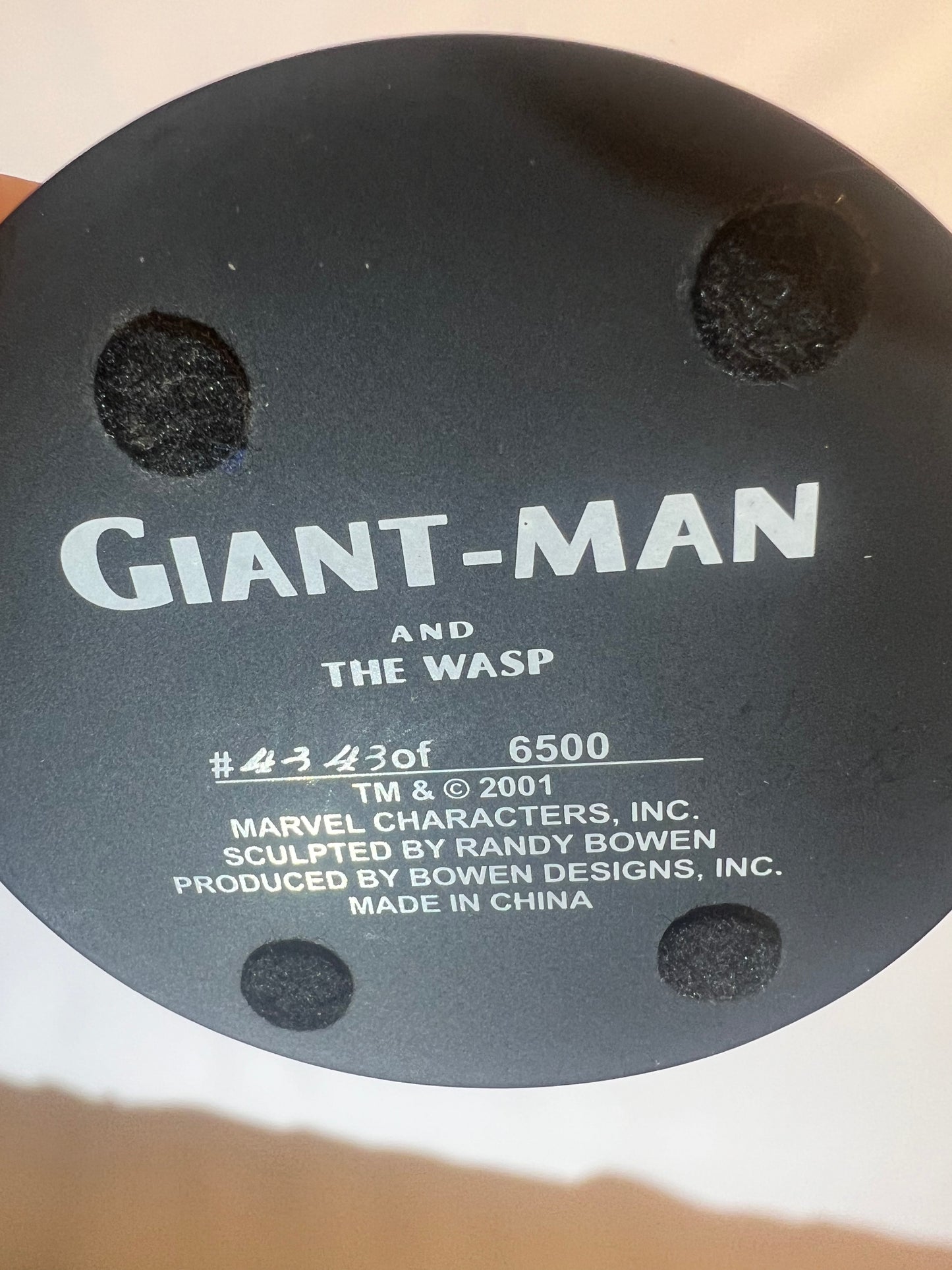 Giant-Man and The Wasp- Marvel Movies Mini Bust - sculpted by Randy Bowen