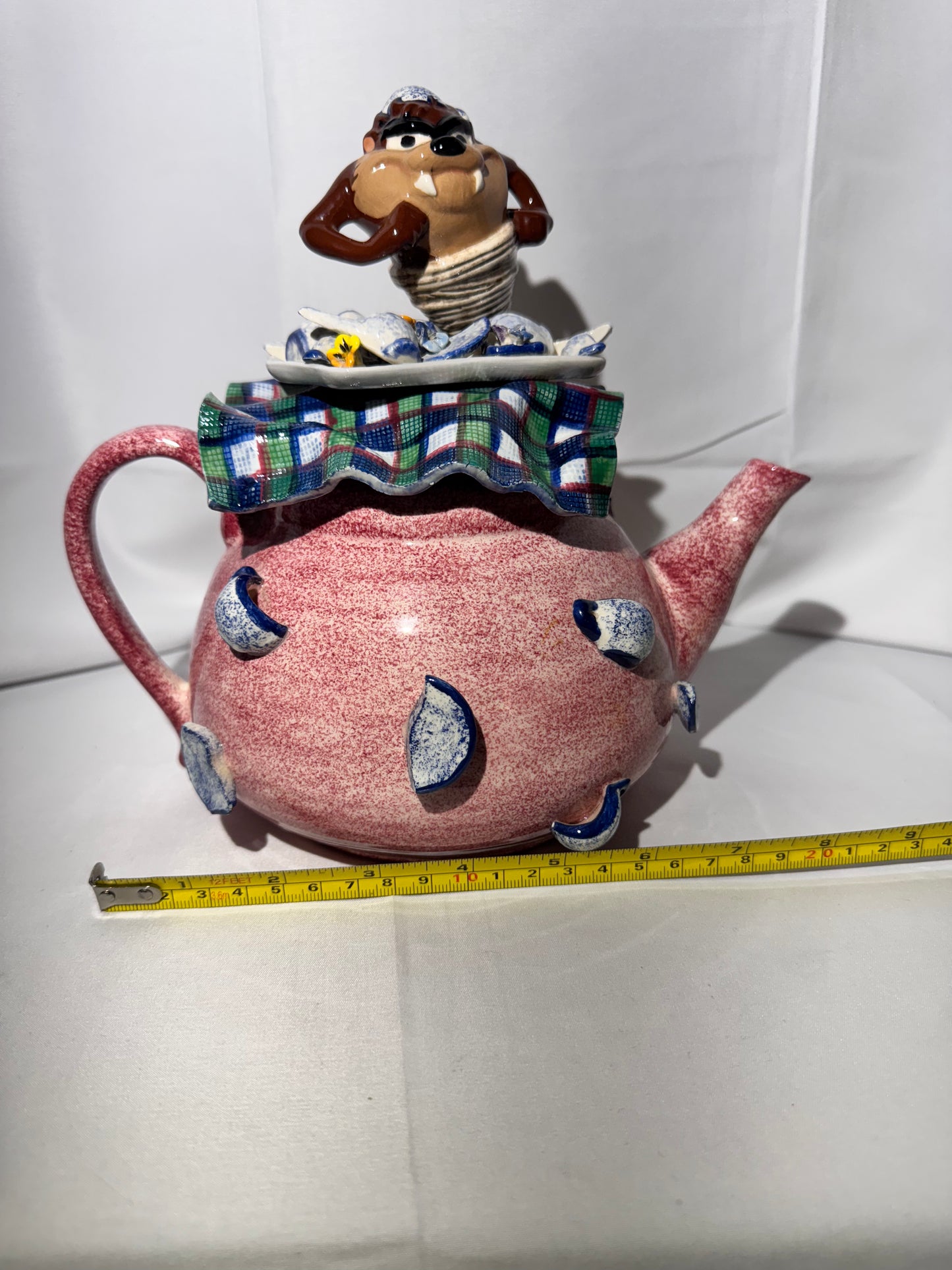 Rare Limited Edition Taz Teapot by Lorraine Eggleston | Looney Tunes | #21 of 300- Warner Brothers