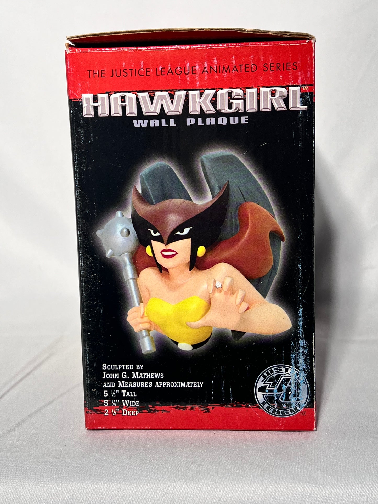 Hawk Girl - wall plaque- justice league- The Animated Series- DC Direct- Sculpted by John G. Mathews