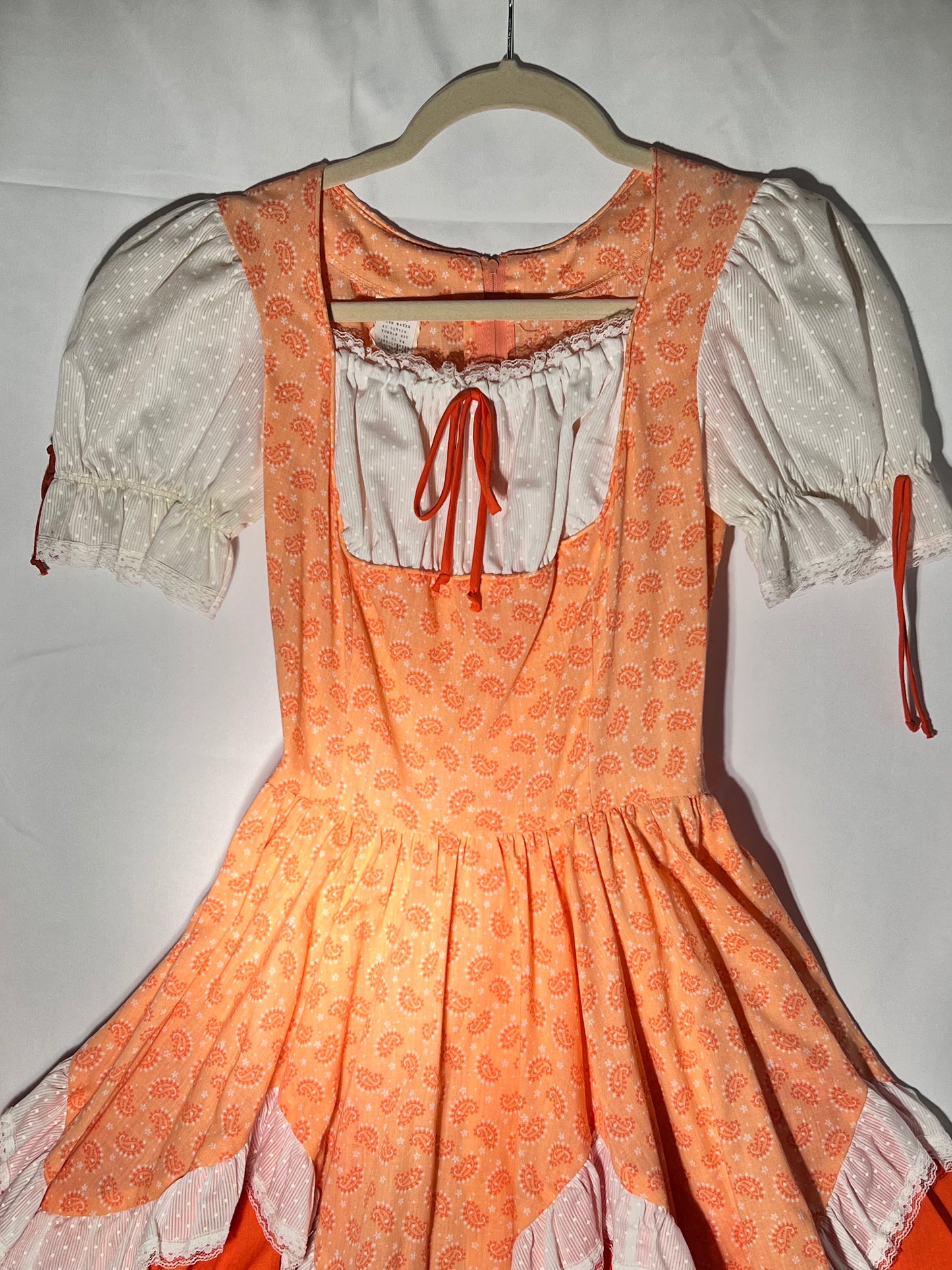 Vintage Square Dancing Dress - Partner Please- size 8 - women’s dress