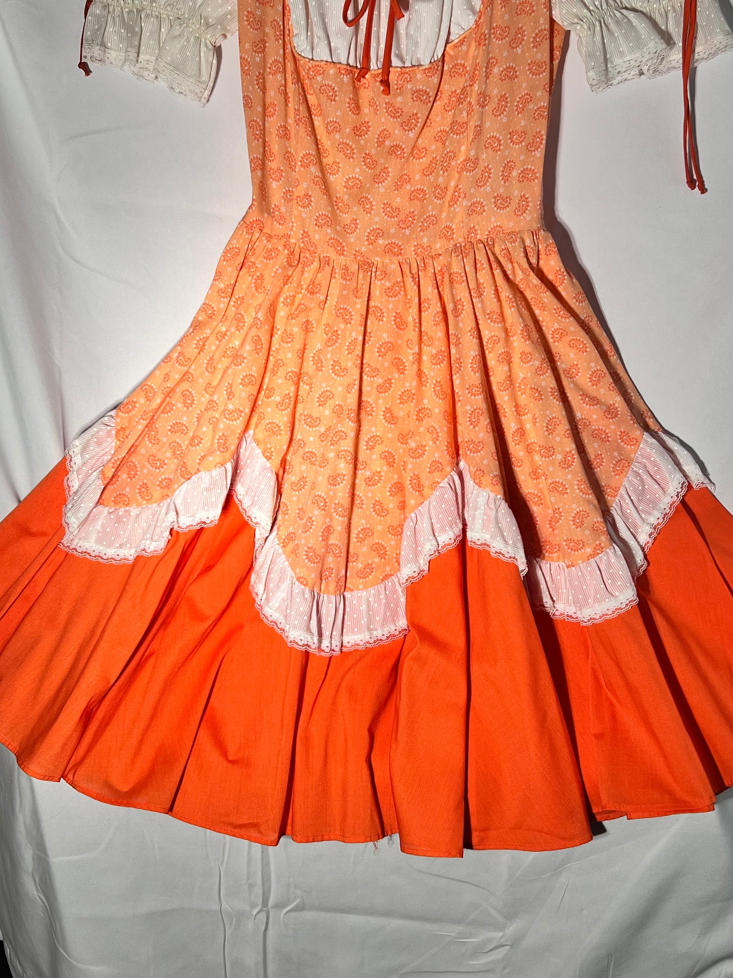 Vintage Square Dancing Dress - Partner Please- size 8 - women’s dress