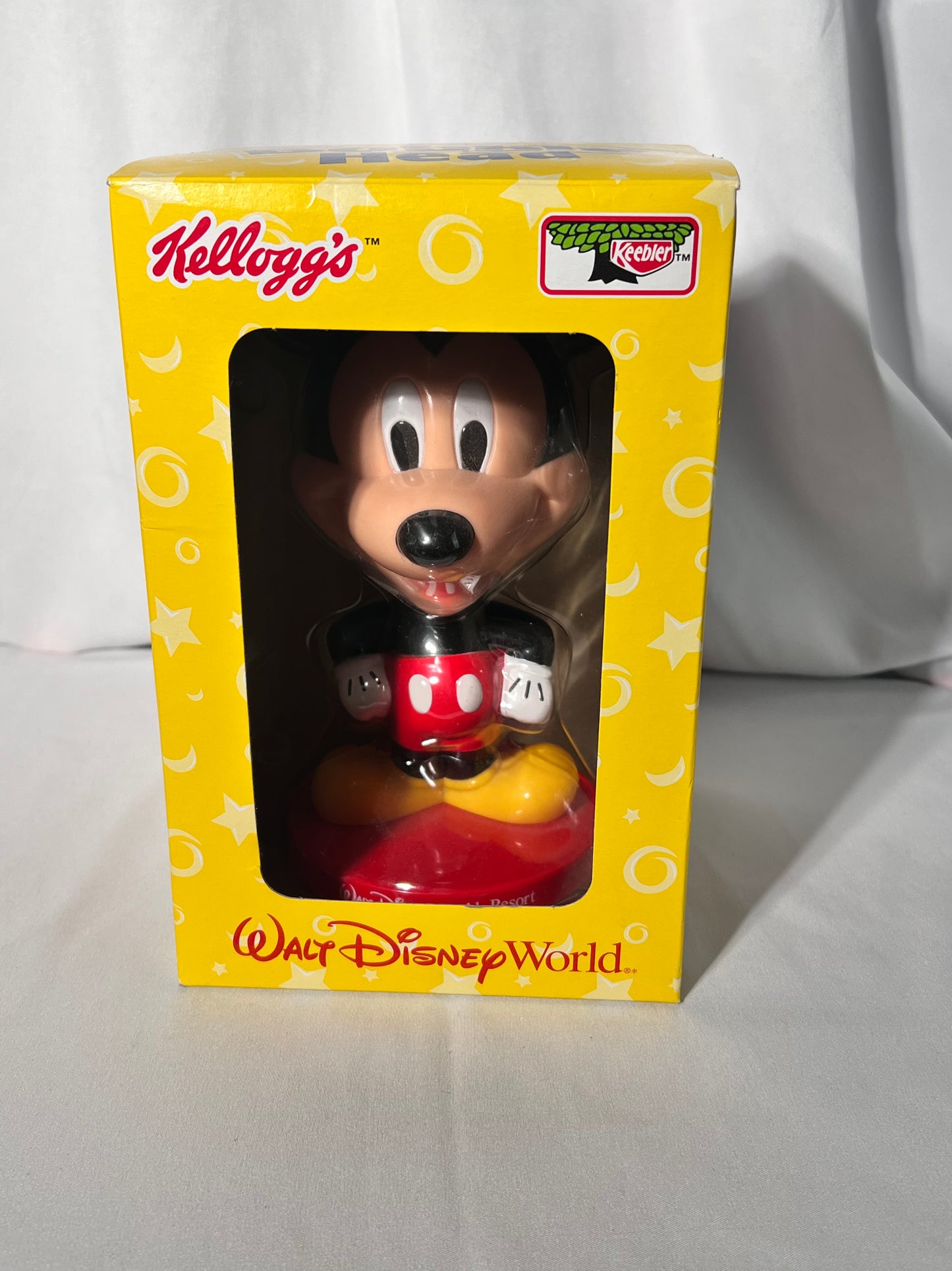 Mickey Mouse- 8” Bobble Head- kellogg’s - Walt Disney world- 2002