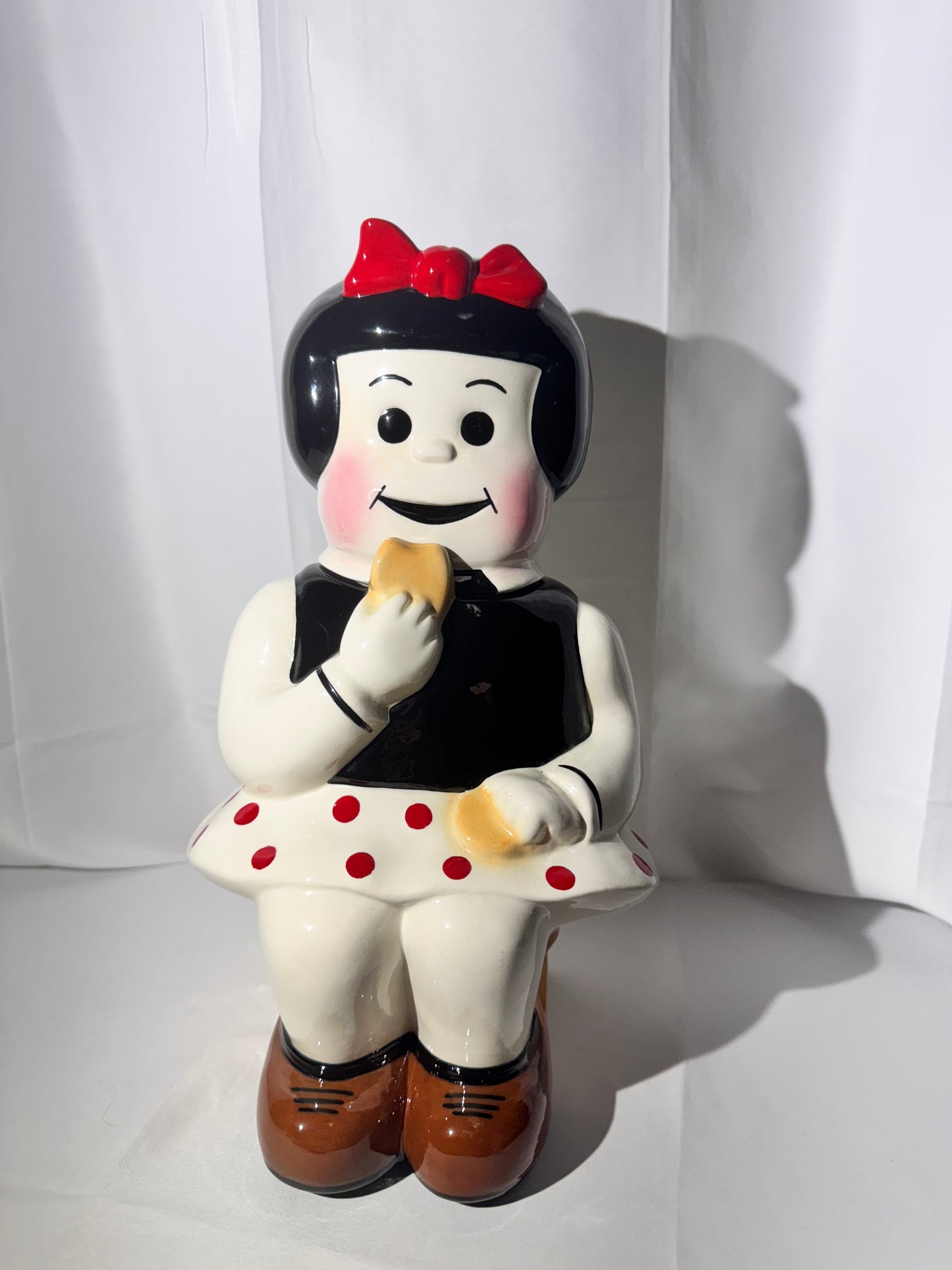 Rare- Nancy & Sluggo-14” Cookie jar-pottery by JD-limited edition #73-UFS