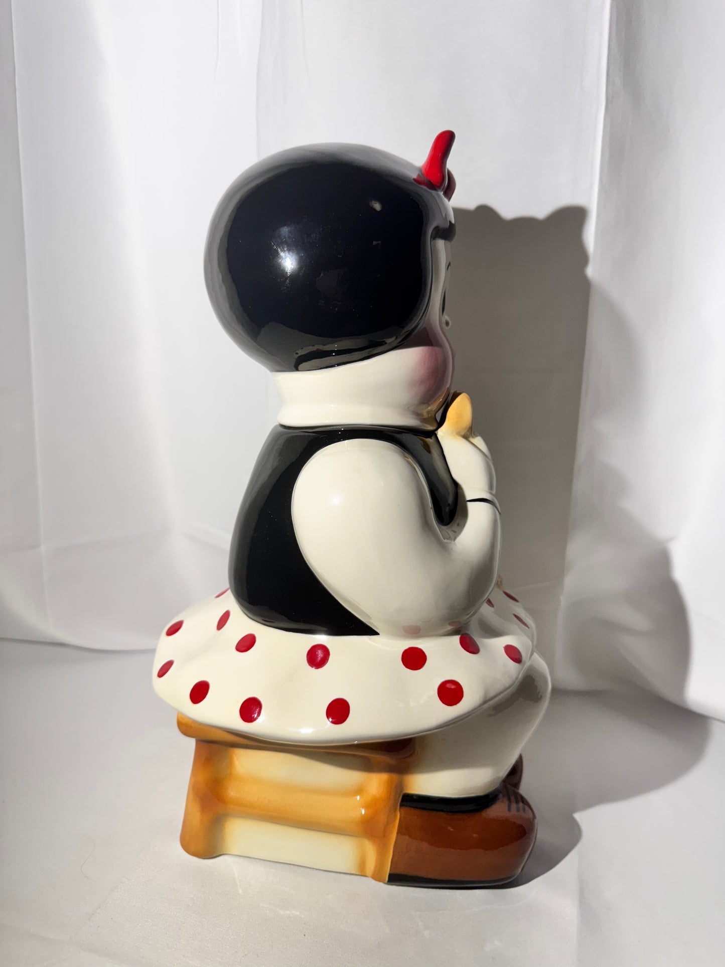 Rare- Nancy & Sluggo-14” Cookie jar-pottery by JD-limited edition #73-UFS