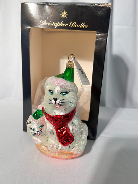 Radko - Snow Kittens- Christmas Ornament
