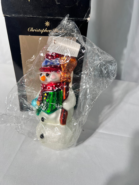 Radko - Snowman - Mr. Iceberg- Christmas Ornament