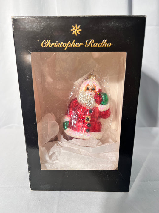 Radko - Bird Buddy - Santa - Christmas Ornament