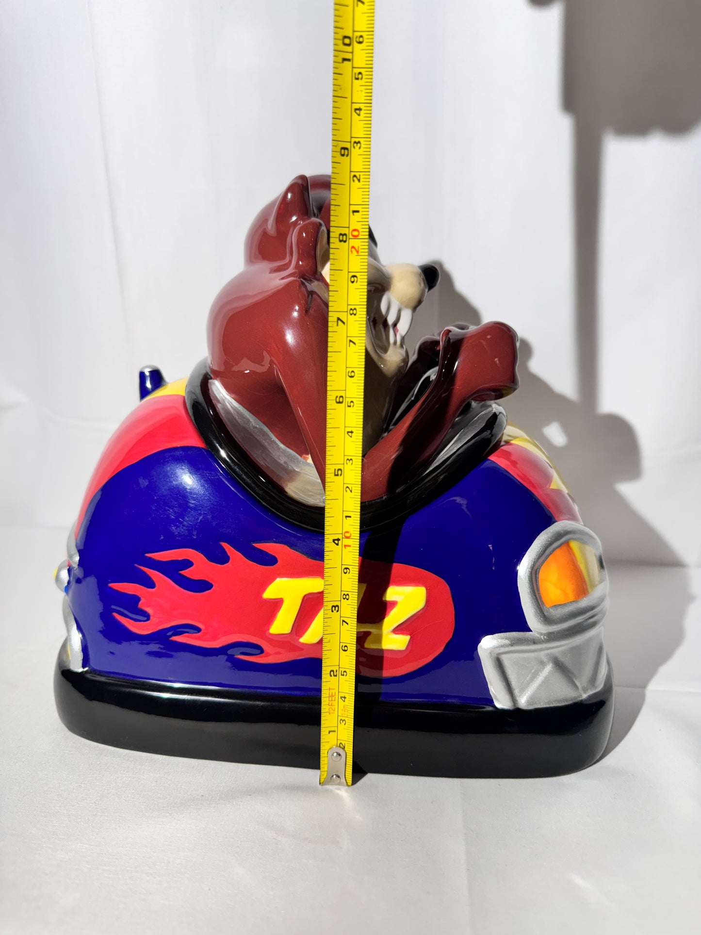 Taz Driving Bumper Car- Cookie Jar - avenue of the stars- Tropico Diffusion- Warner Brothers - Looney Tunes