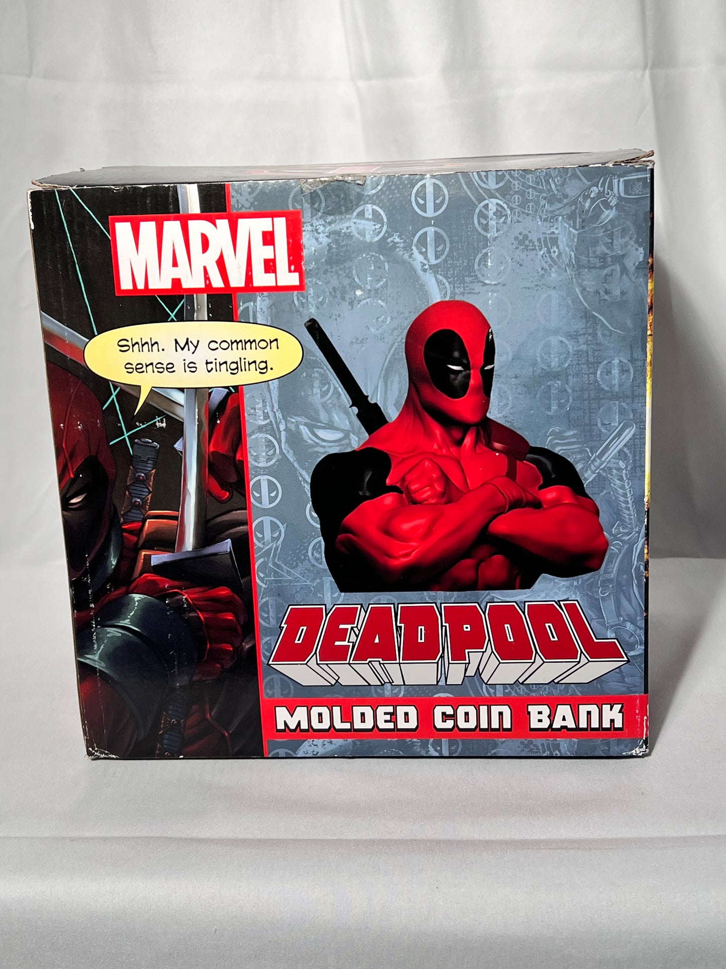 Dead Pool- 8.5” Molded Coin Bank - marvel - surreal entertainment