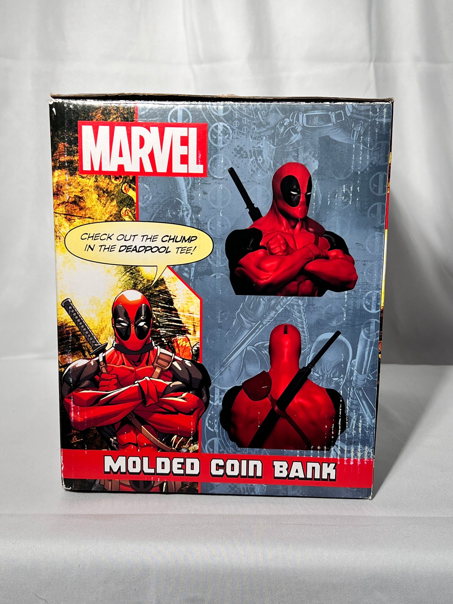 Dead Pool- 8.5” Molded Coin Bank - marvel - surreal entertainment