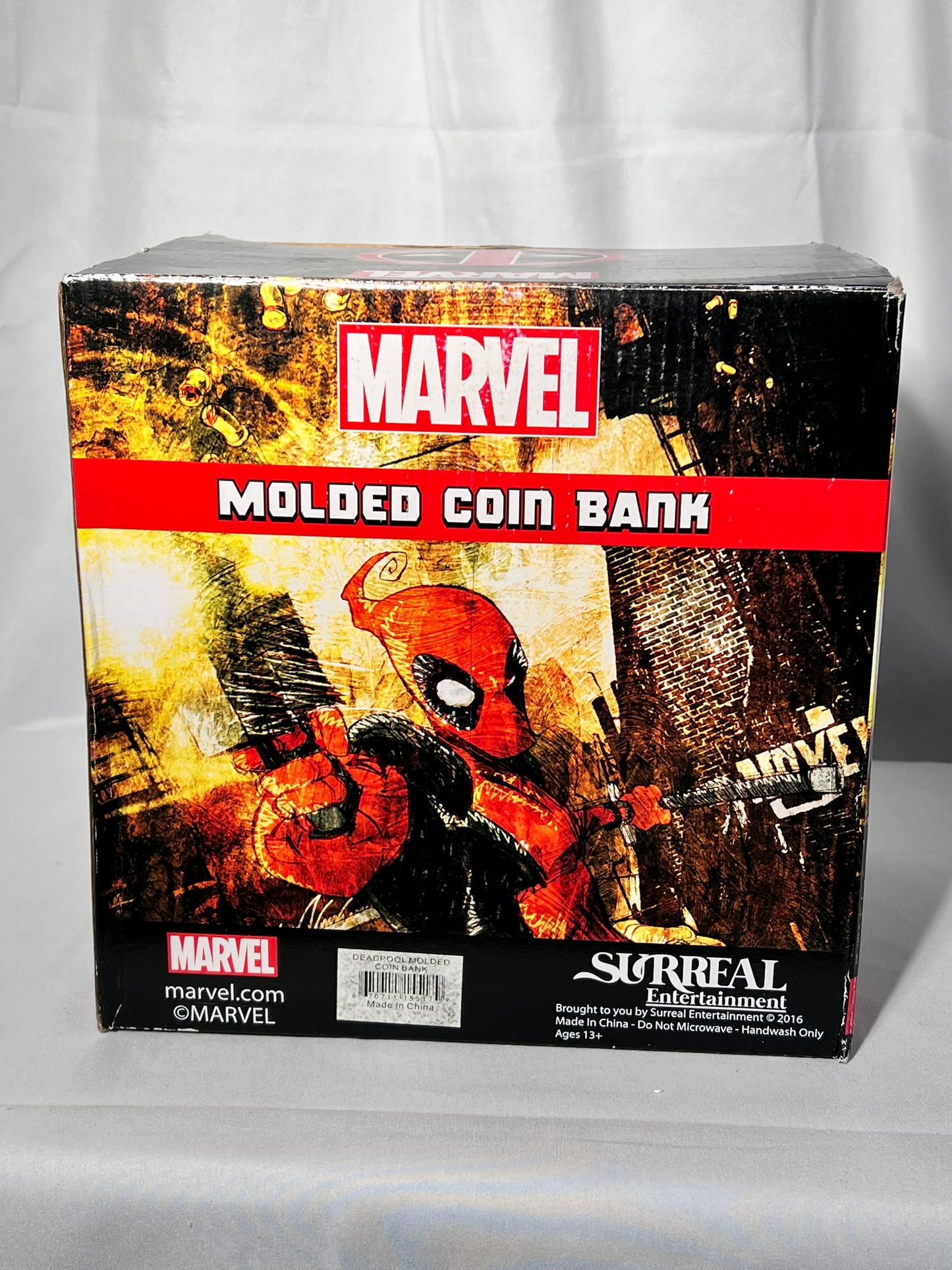 Dead Pool- 8.5” Molded Coin Bank - marvel - surreal entertainment