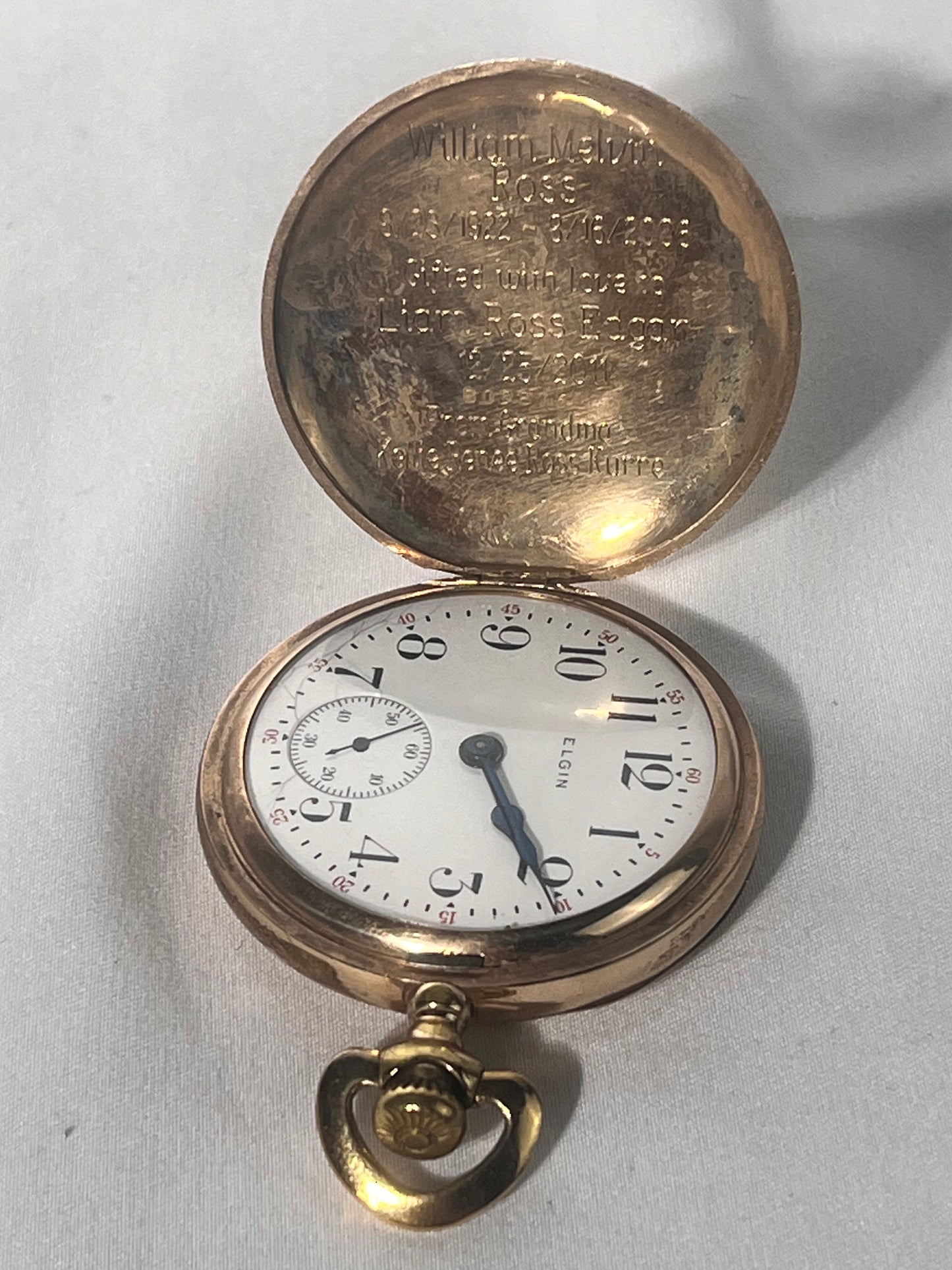 2 Pocket Watches- Elgin 1910 - Elgin 1917