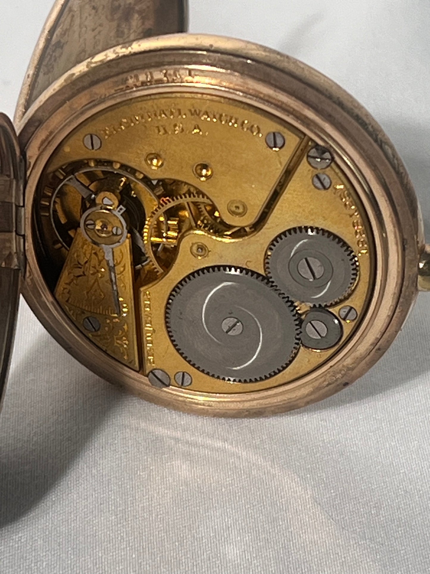 2 Pocket Watches- Elgin 1910 - Elgin 1917