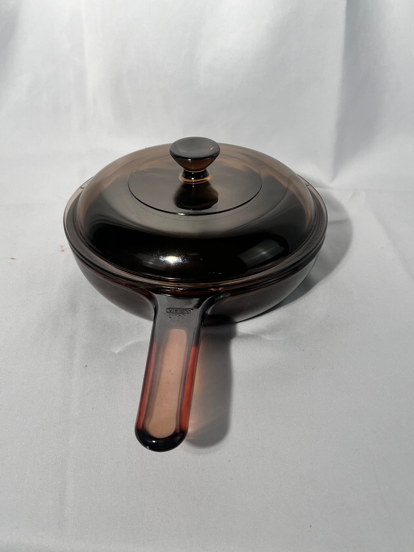 Pyrex- vision-Corning - Amber- non stick- with lid v1.5- 7” pan