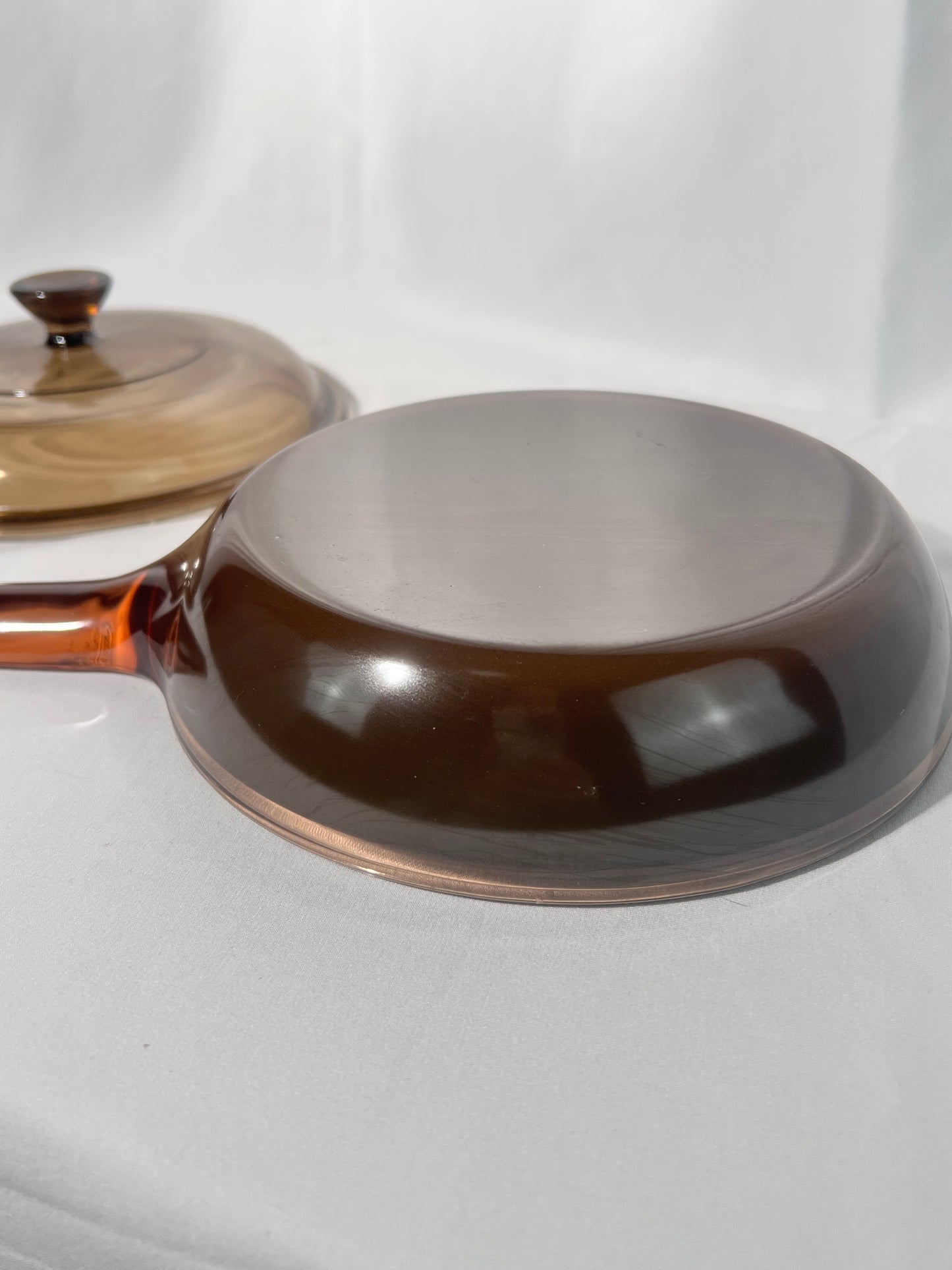 Pyrex- vision-Corning - Amber- non stick- with lid v1.5- 7” pan