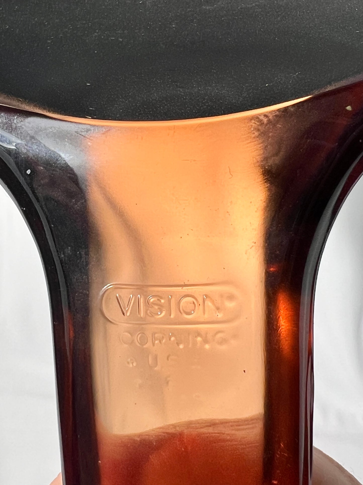 Pyrex- vision-Corning - Amber- non stick- with lid v1.5- 7” pan