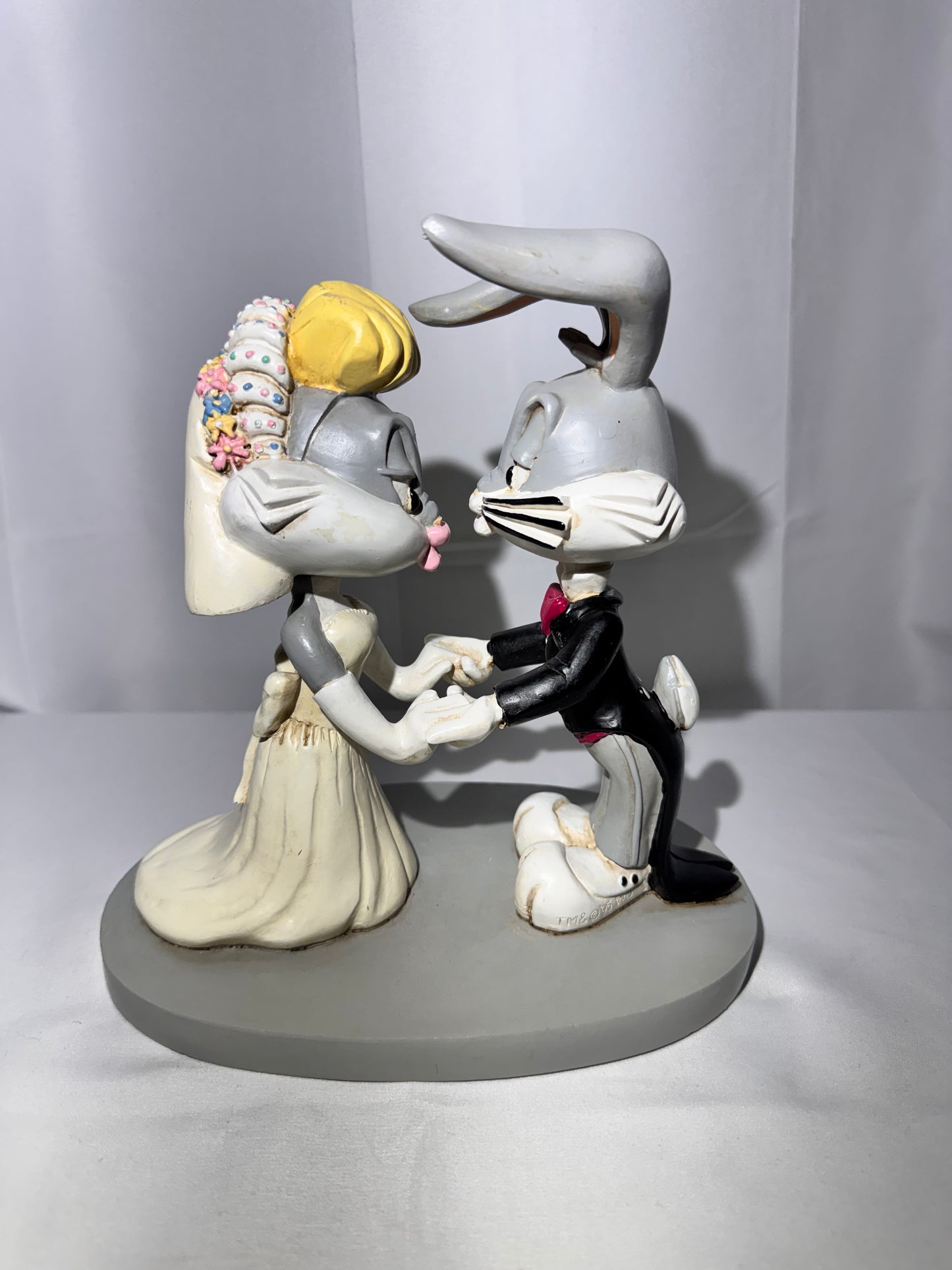 Bugs Bunny and Lola -  bobble heads - wedding - Warner Brothers- Looney Tunes