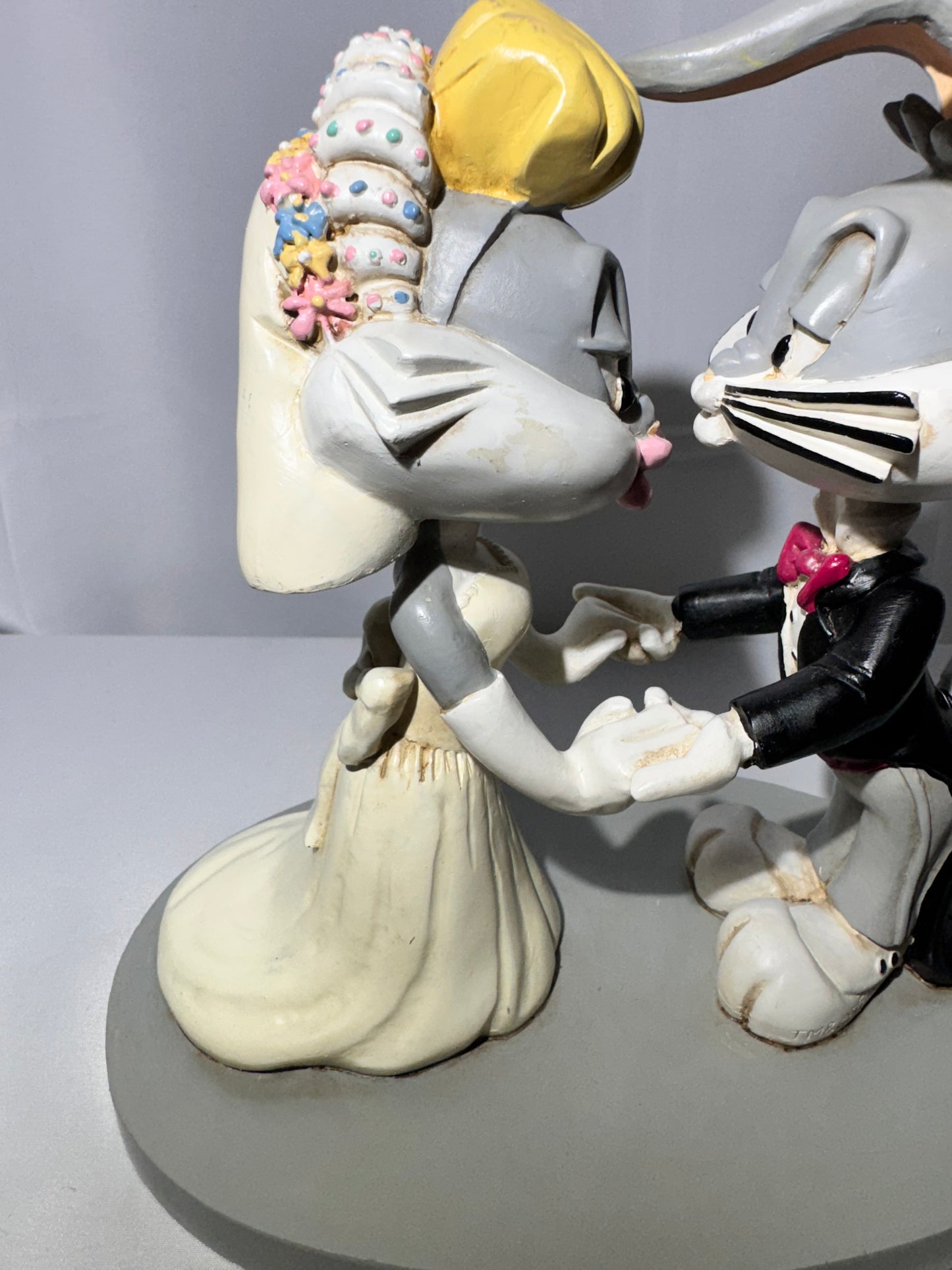 Bugs Bunny and Lola -  bobble heads - wedding - Warner Brothers- Looney Tunes