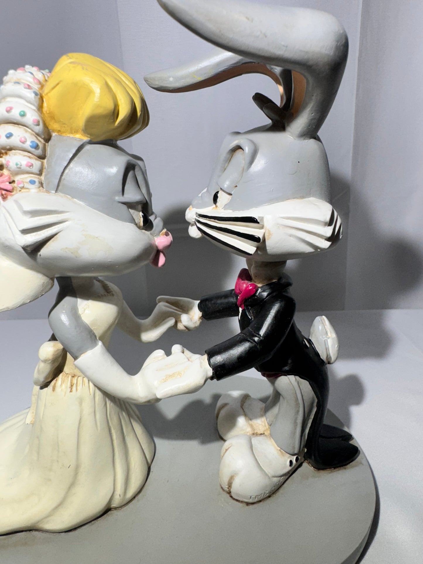 Bugs Bunny and Lola -  bobble heads - wedding - Warner Brothers- Looney Tunes