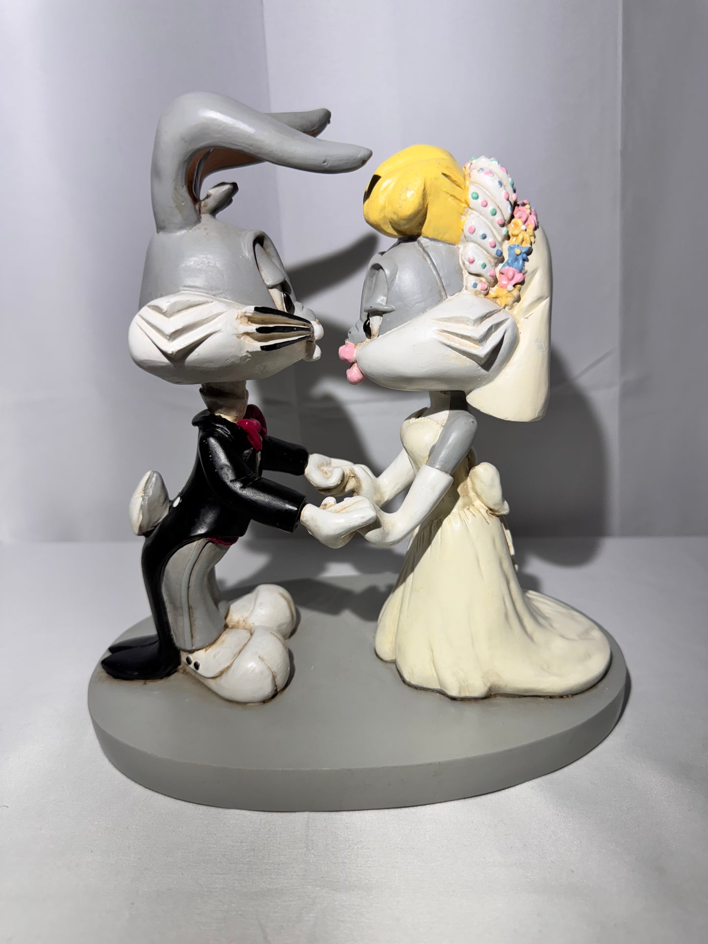 Bugs Bunny and Lola -  bobble heads - wedding - Warner Brothers- Looney Tunes