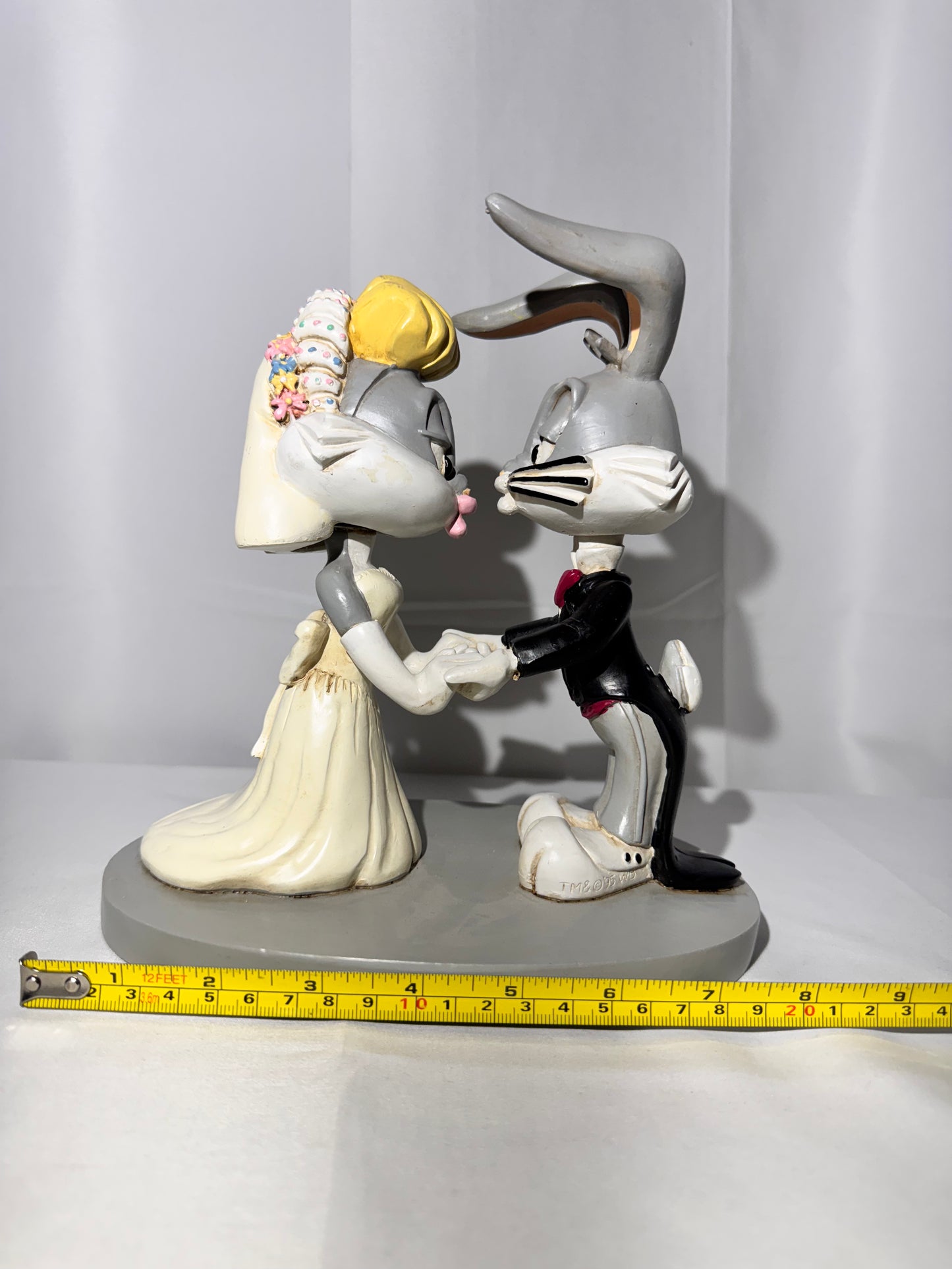 Bugs Bunny and Lola -  bobble heads - wedding - Warner Brothers- Looney Tunes