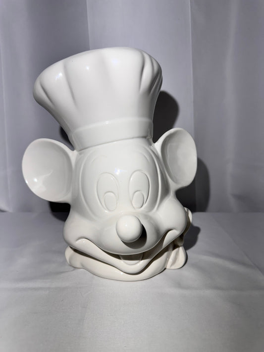Mickey Mouse - Cookie Jar - Chef Mickey - Disney- Treasure Craft