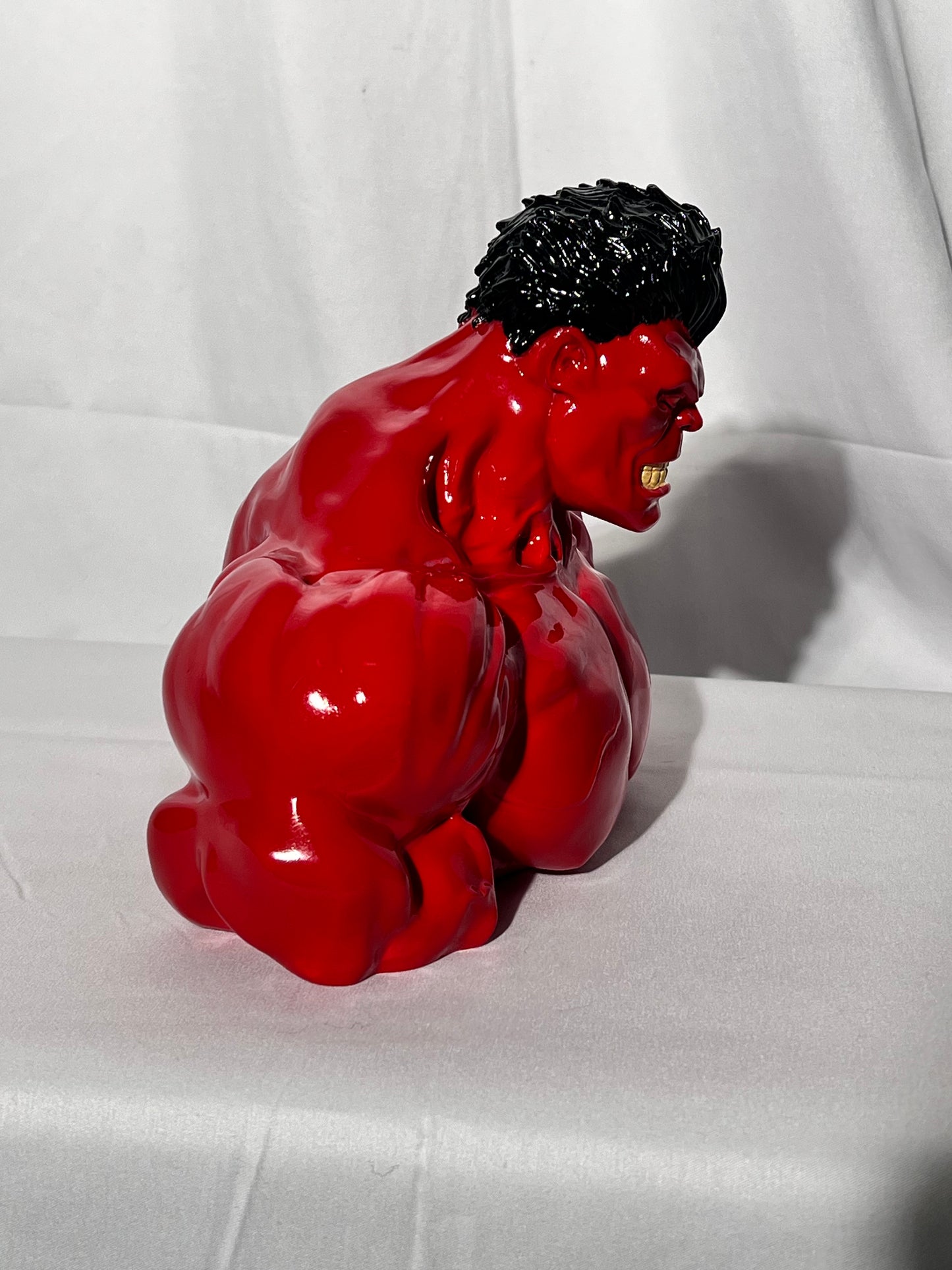 Red Hulk - 7” Ceramic coin bank - Marvel- 2016 - Surreal Entertainment