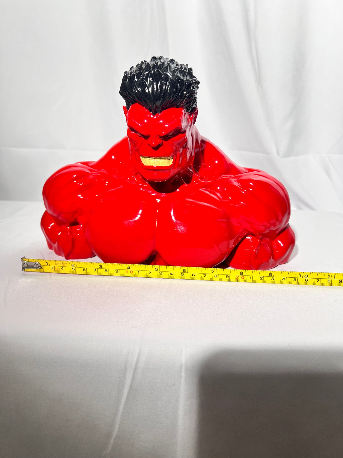 Red Hulk - 7” Ceramic coin bank - Marvel- 2016 - Surreal Entertainment