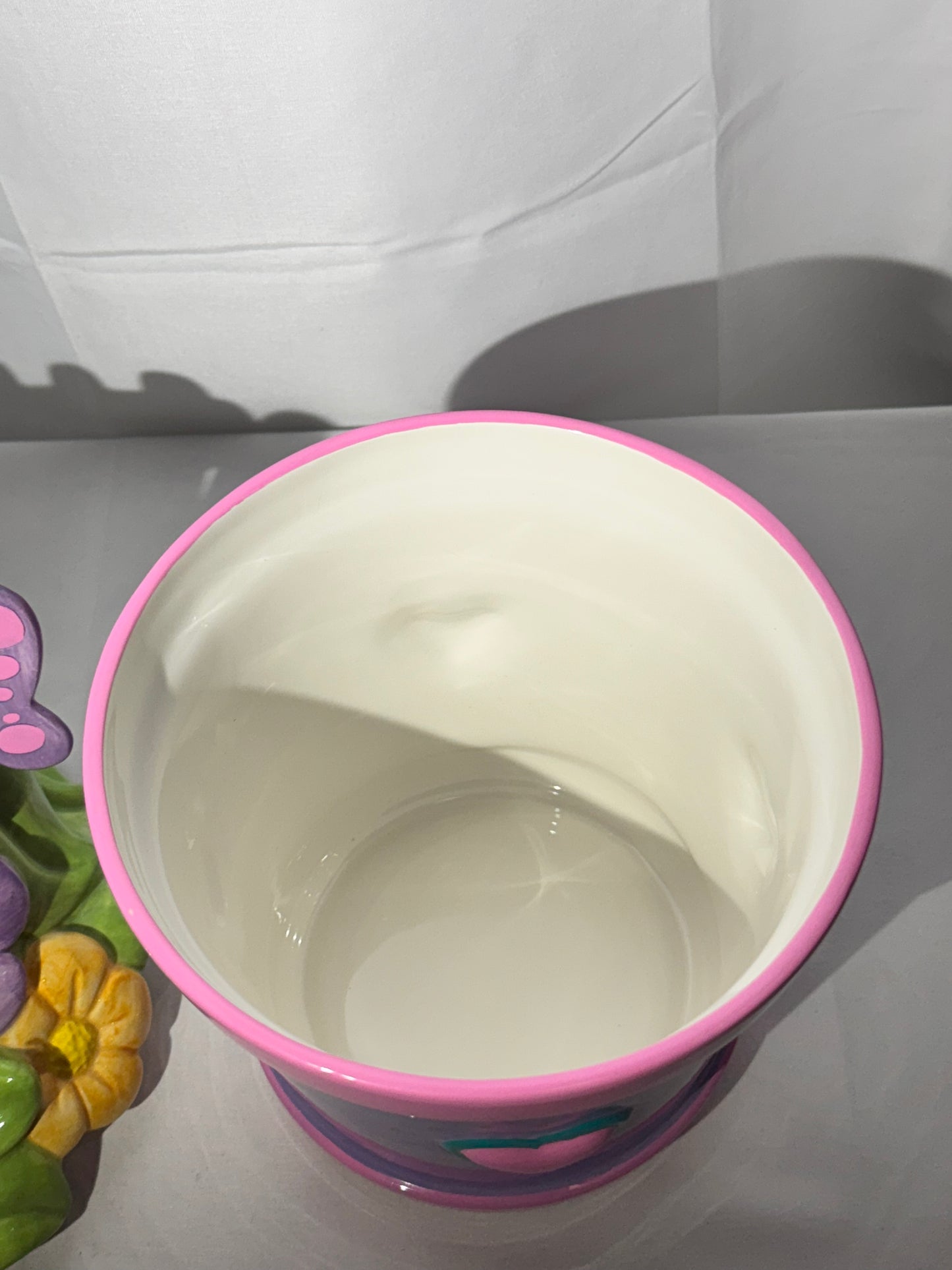 Tweety Bird - Cookie Jar - Flower pot and butterfly- Gibson - Looney Tunes