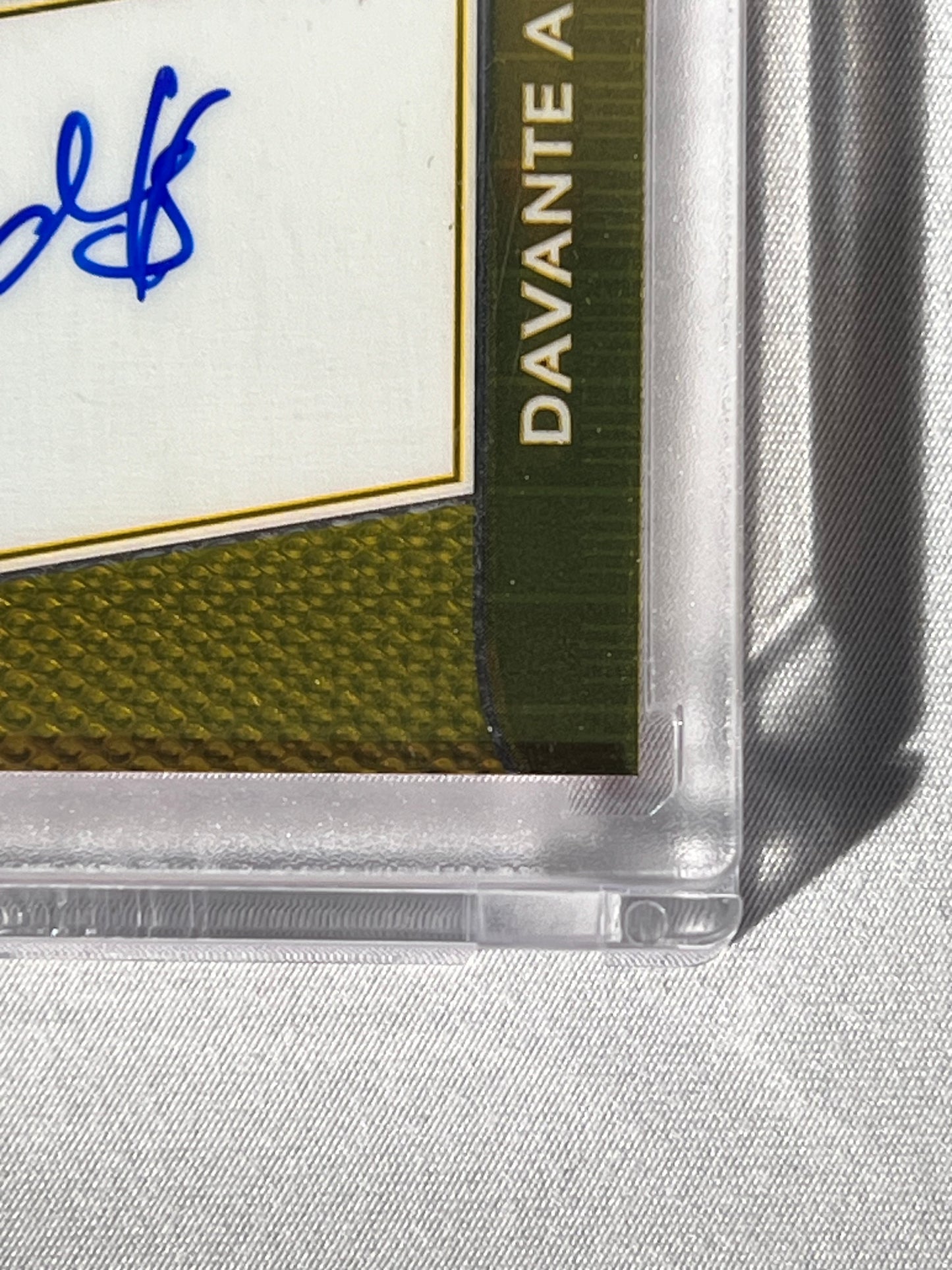 Football Card - Davante Adams - wide receiver- Press Pass Show Bound - Authentic Signature blue- SB-DA