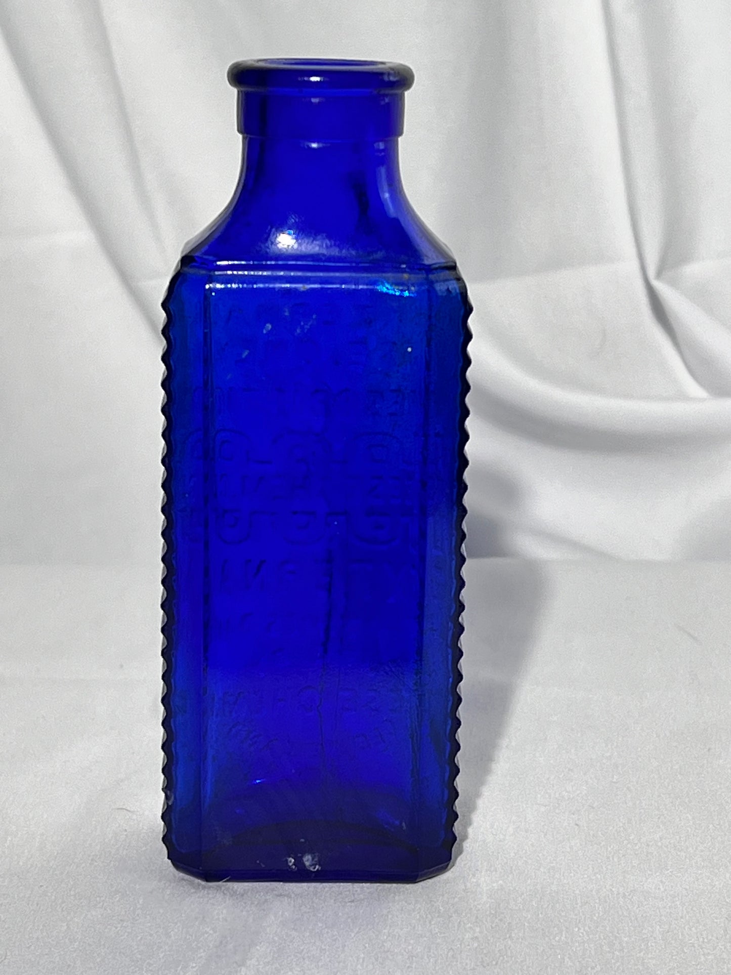 Antique Medicine Bottle- 5 1/2” cobalt blue glass bottle- Reese Chem Co. - for external use only