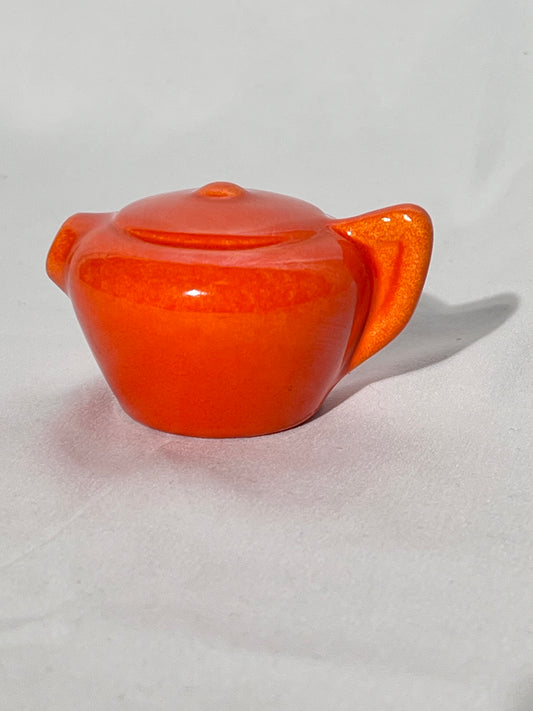 Bauer pottery - salt shaker - orange