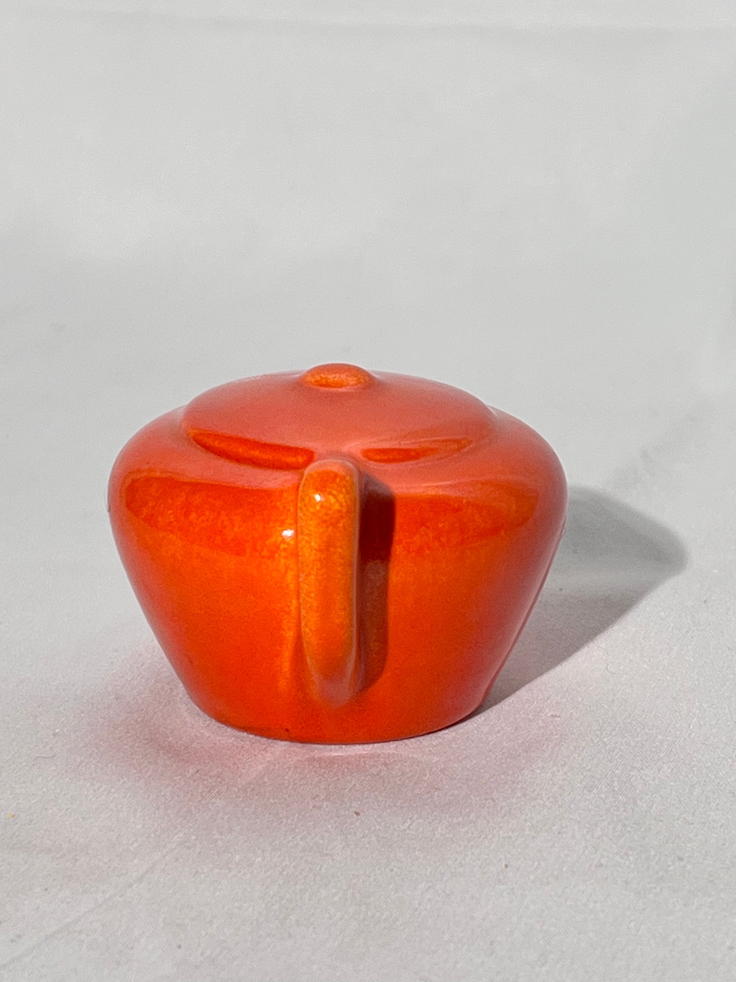 Bauer pottery - salt shaker - orange