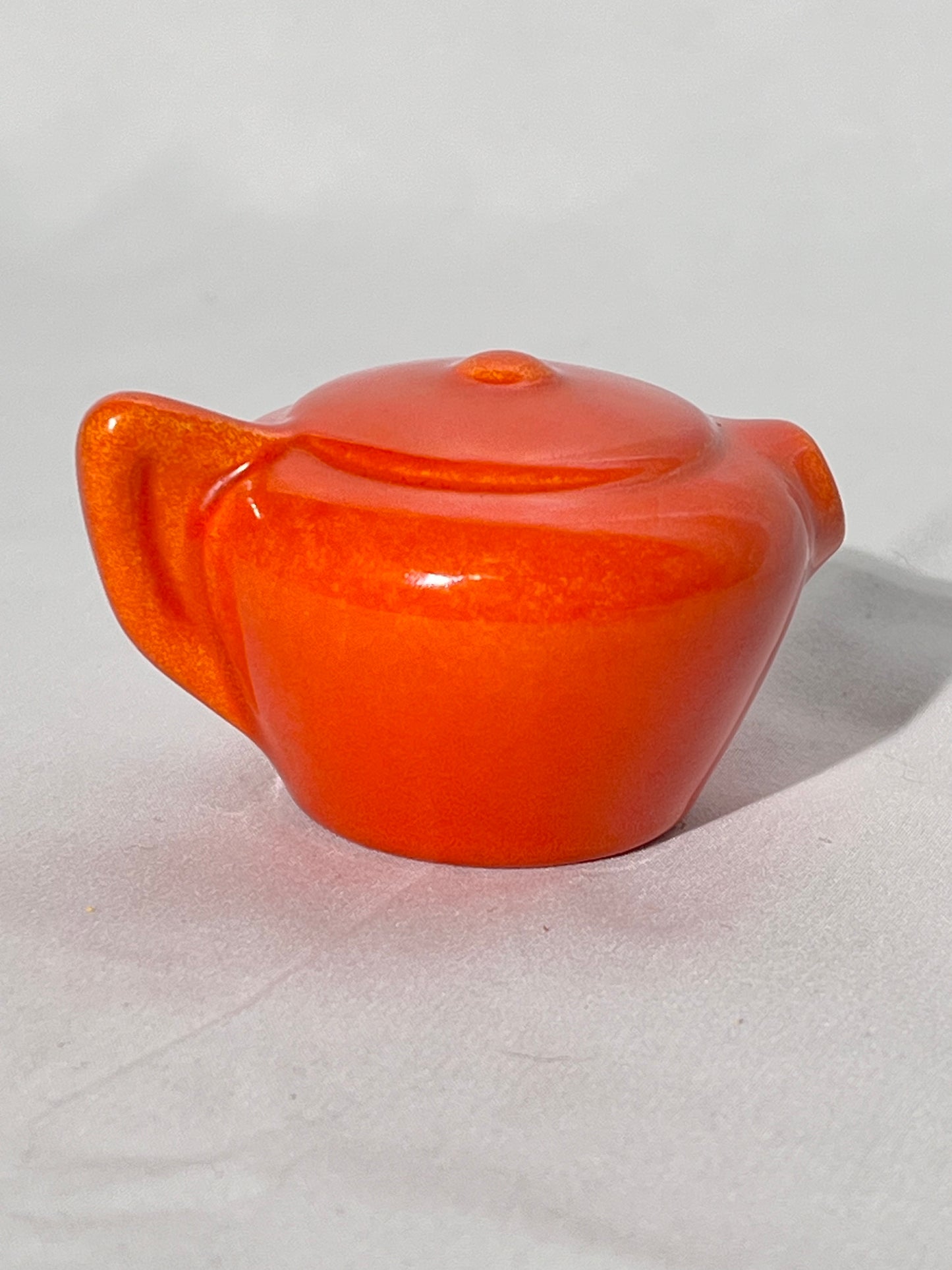 Bauer pottery - salt shaker - orange