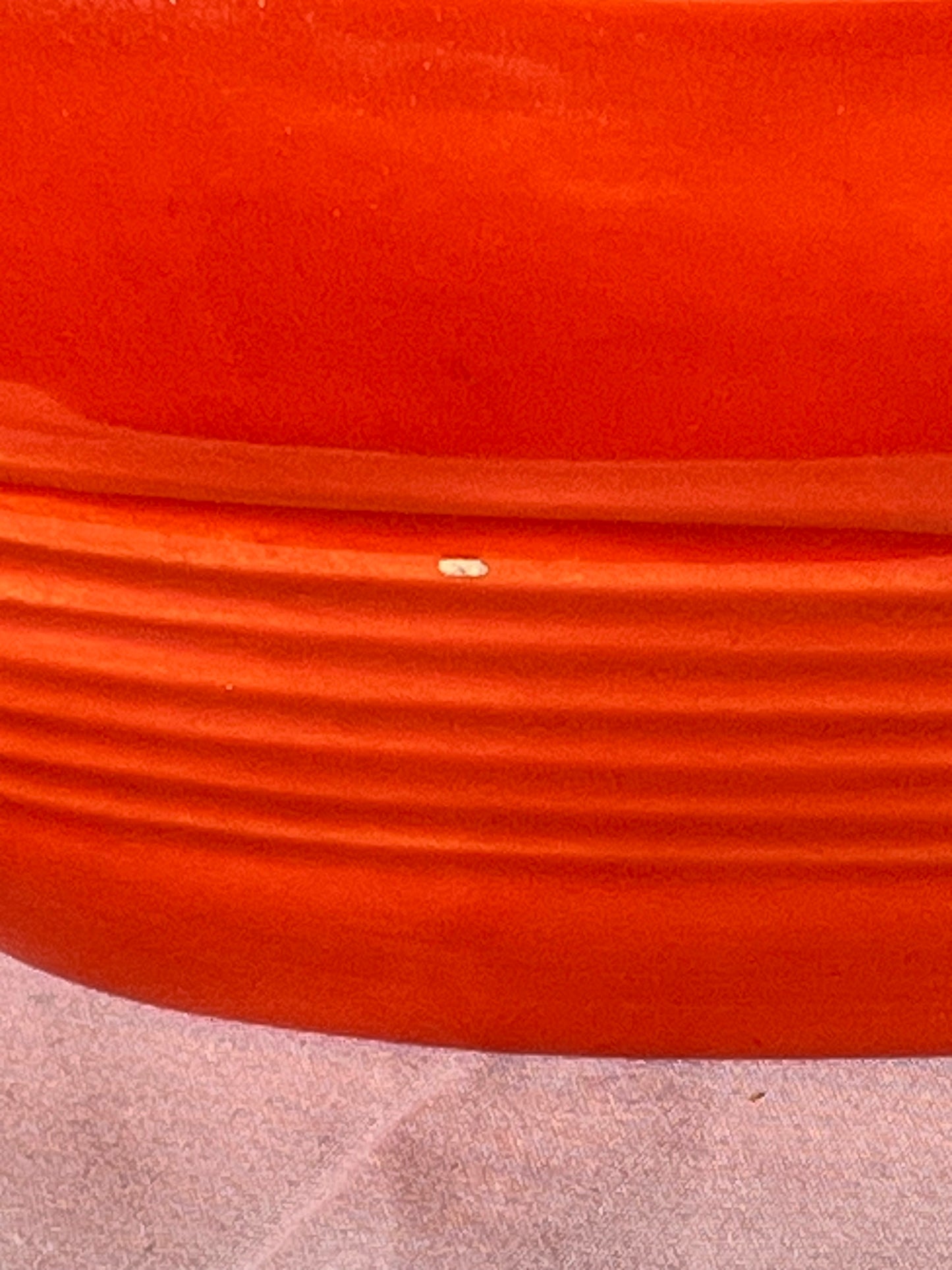 Bauer Pottery- Los Angeles- vintage- gravy boat- Orange - ring ware