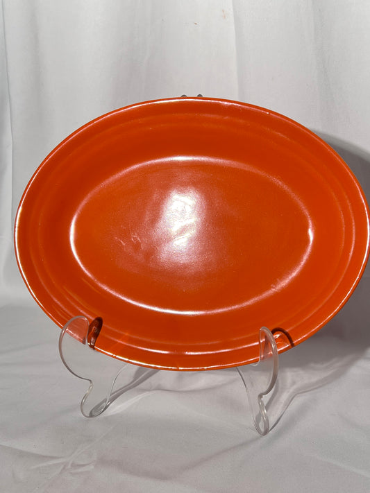 Bauer Pottery - Los Angeles- 12 1/2” oval serving platter - Vintage