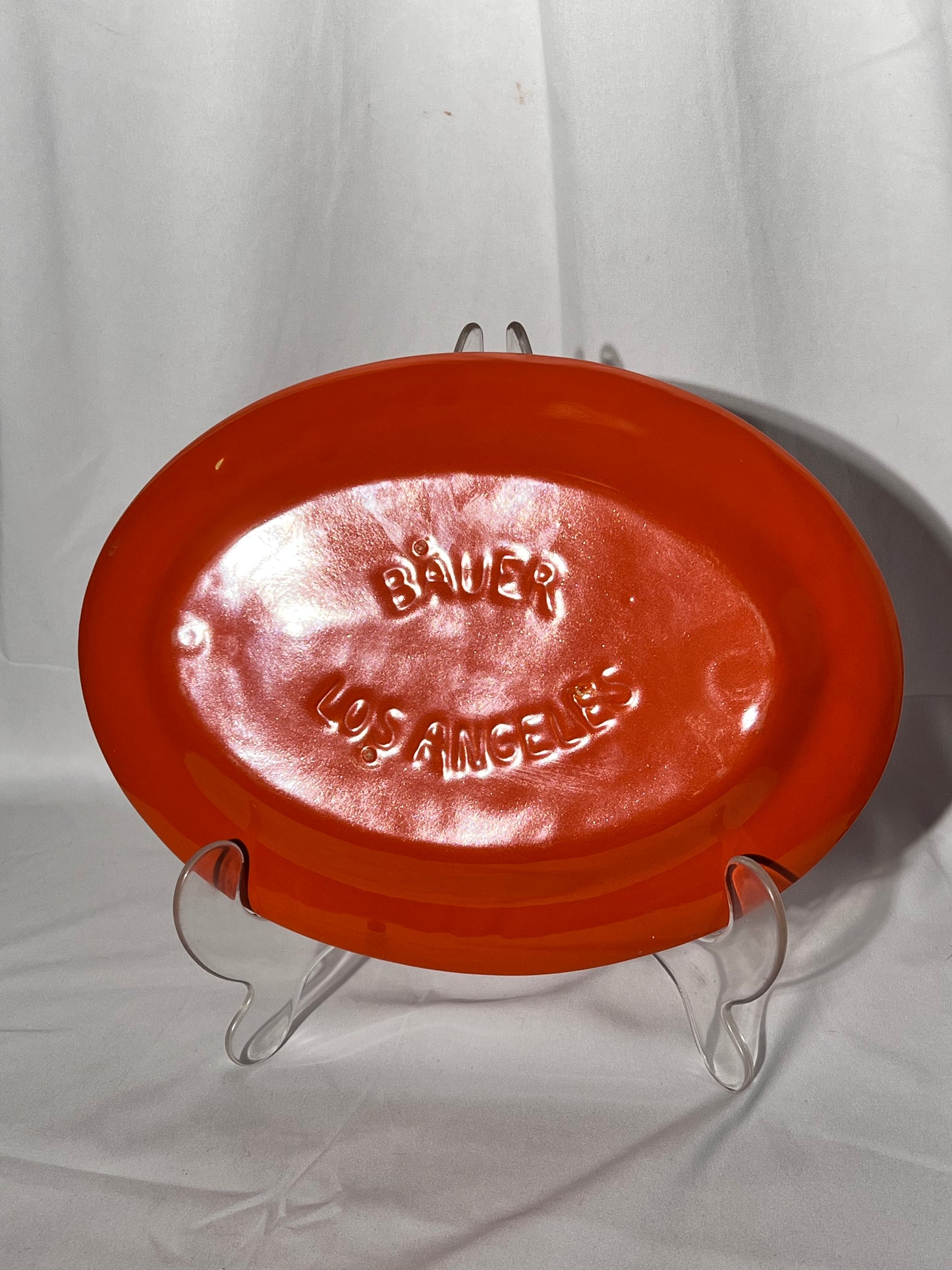 Bauer Pottery - Los Angeles- 12 1/2” oval serving platter - Vintage