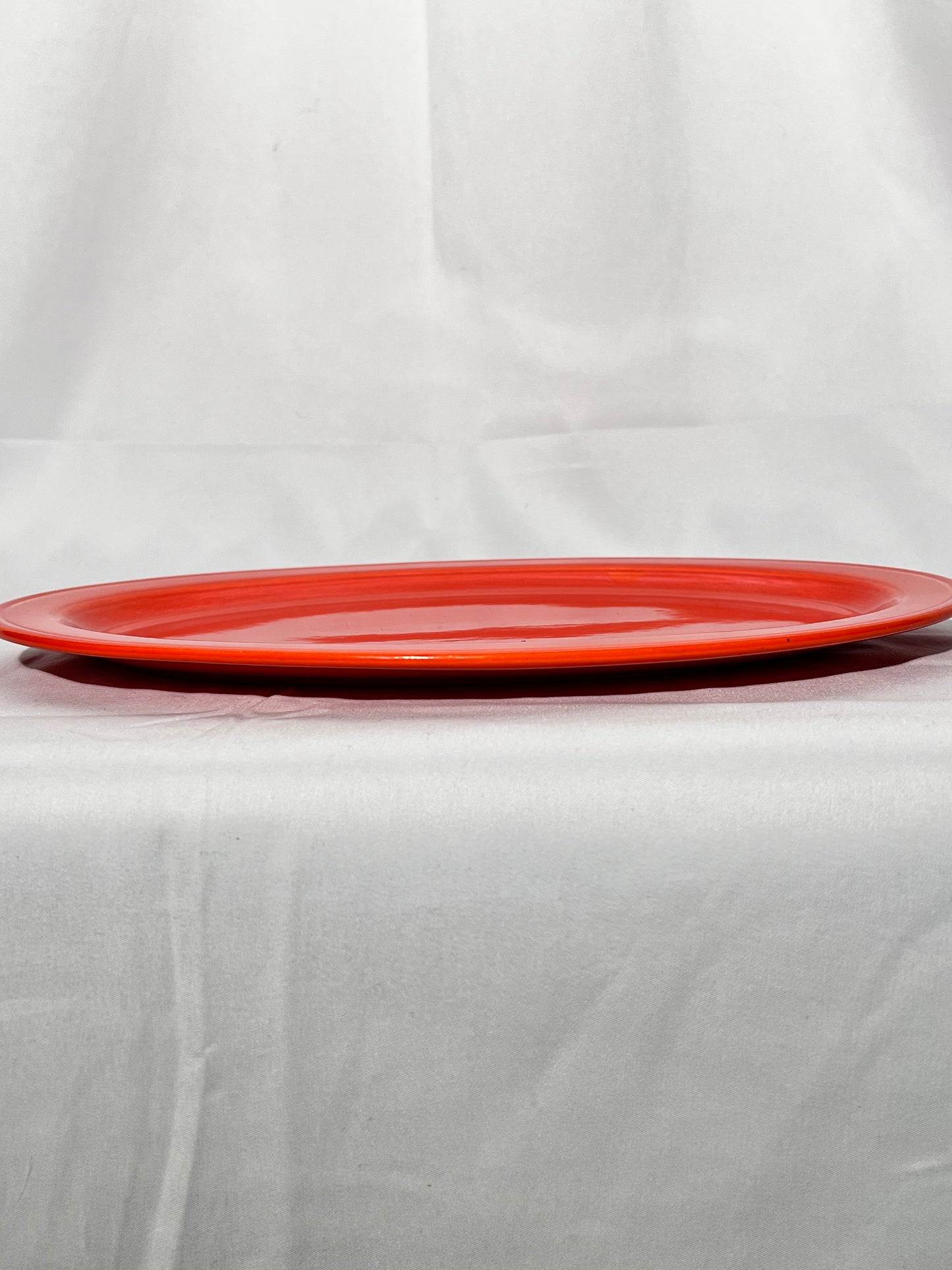 Bauer Pottery - Los Angeles- 12 1/2” oval serving platter - Vintage - with stamp on back
