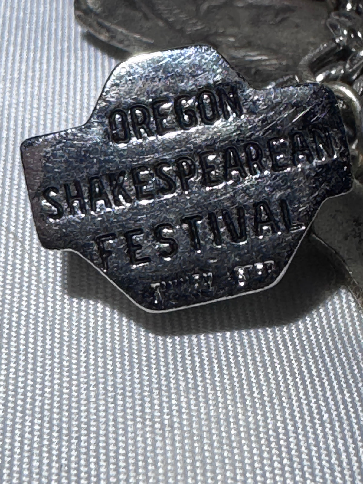 Vintage Sterling Silver Oregon Shakespeare Festival Charm Bracelet – Theater Souvenir