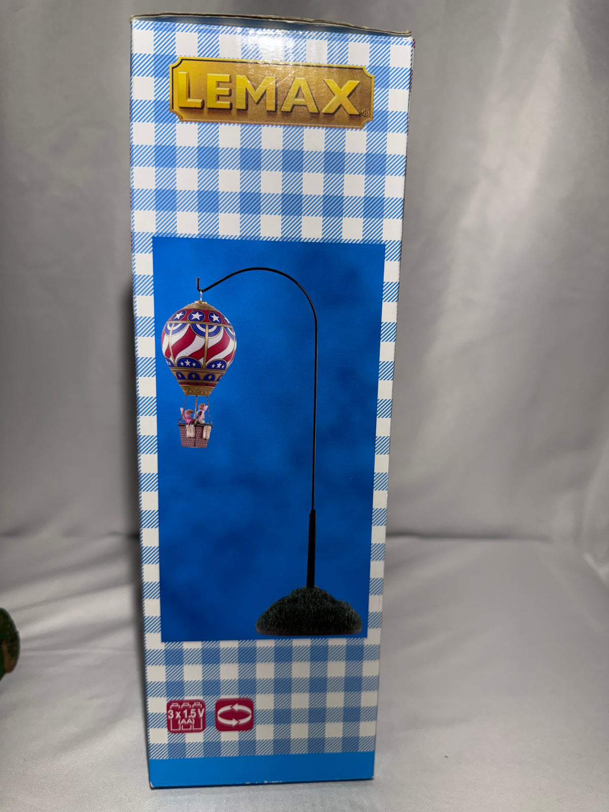 Lemax Soaring Stars And Stripes #84366 – Animated Hot Air Balloon – Retired 2019 – Tested & Working