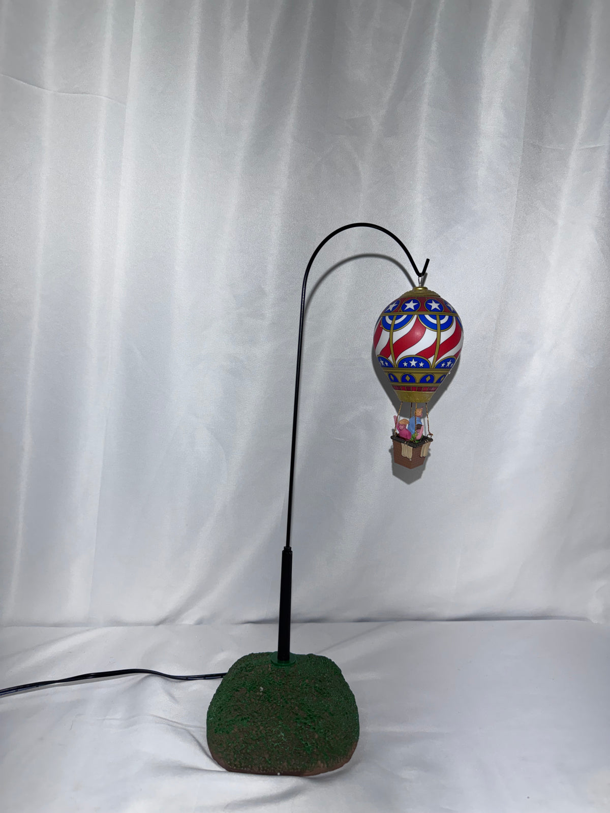 Lemax Soaring Stars And Stripes #84366 – Animated Hot Air Balloon – Retired 2019 – Tested & Working